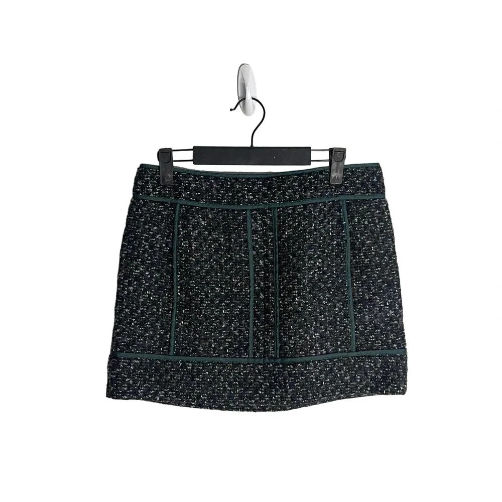 J. Crew Wool Boucle Tweed Mini Skirt size 6